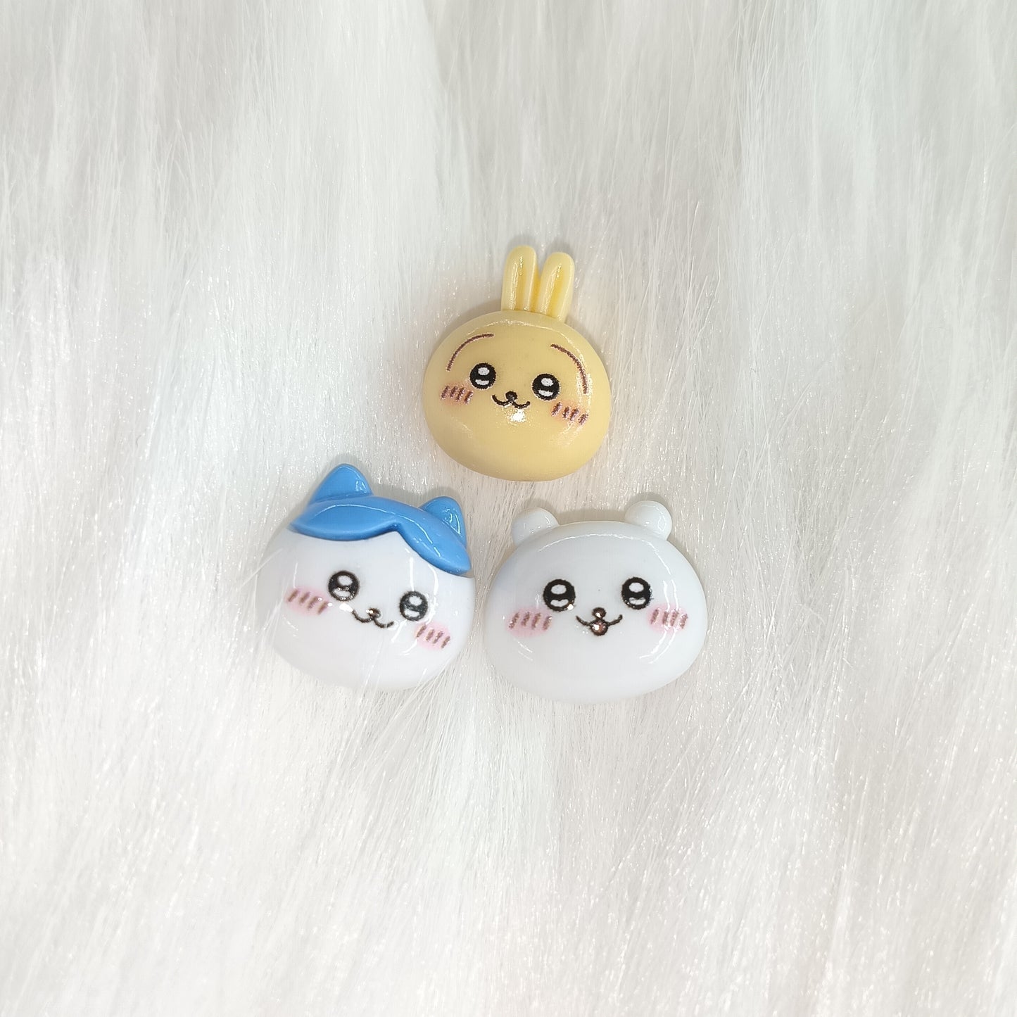 Super cute chiikawaDIY material niche design sense Chiikohachi Usachi Bracelet mobile pendant accessories $8 50 mixed color send