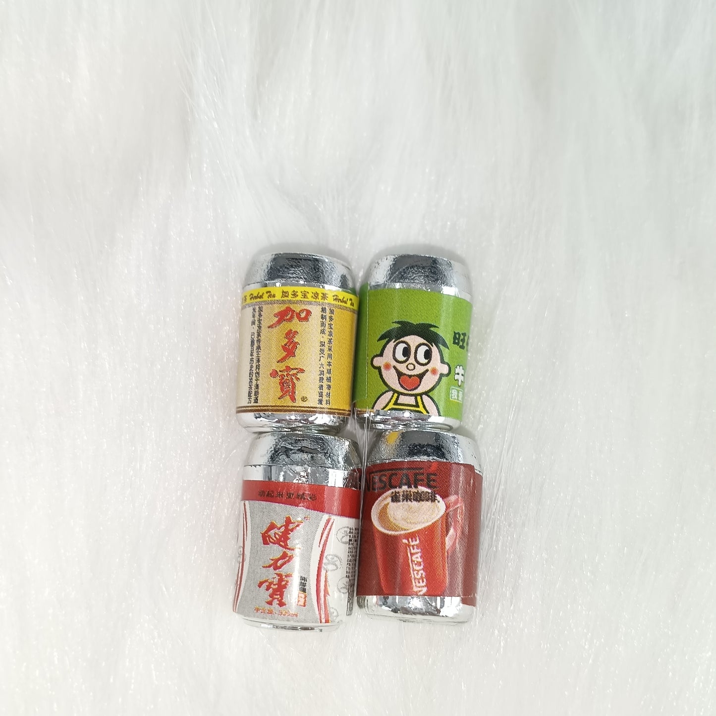Three-dimensional simulation beverage bottle can diy jewelry mini food play handmade decoration bottle resin accessories $5 30