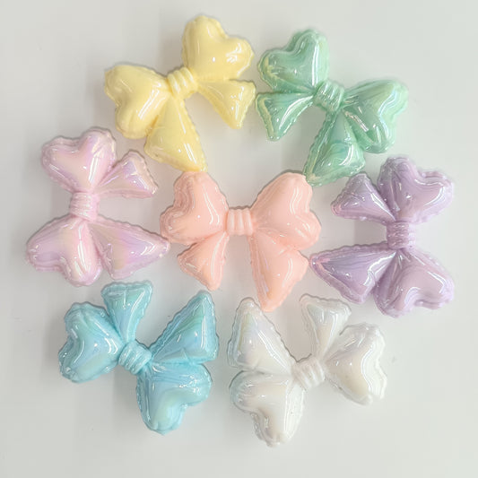 DIY Cream glitter bow DIY accessories cute girl heart sweet everythingFifty for $10