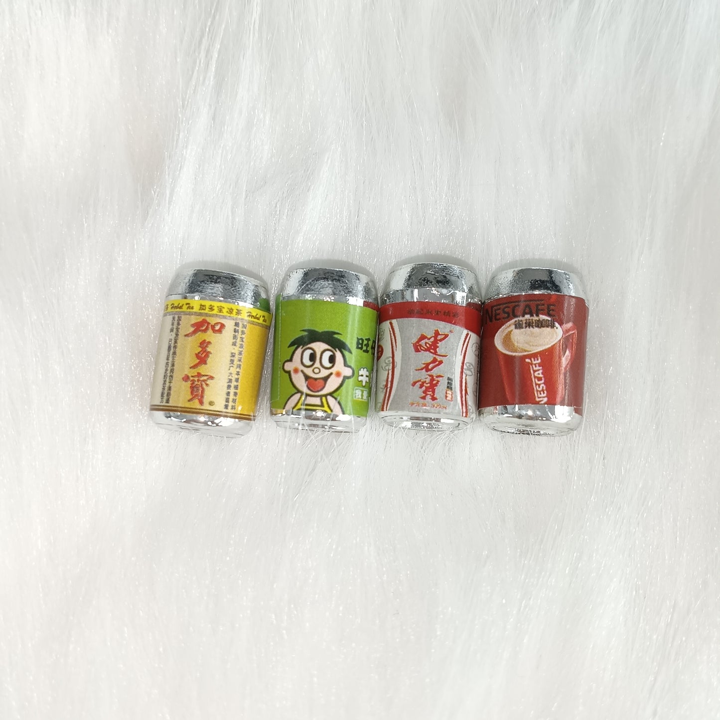 Three-dimensional simulation beverage bottle can diy jewelry mini food play handmade decoration bottle resin accessories $5 30