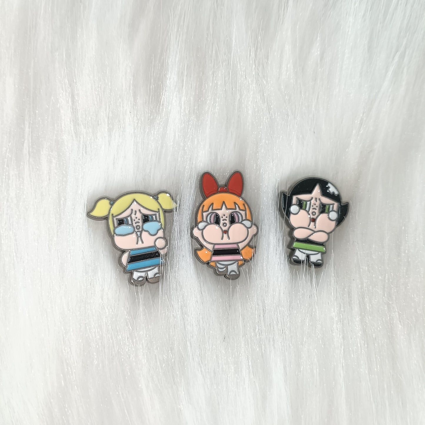 Powerpuff Girls $5 5 cops 3 kids super cute Crying DIY accessories